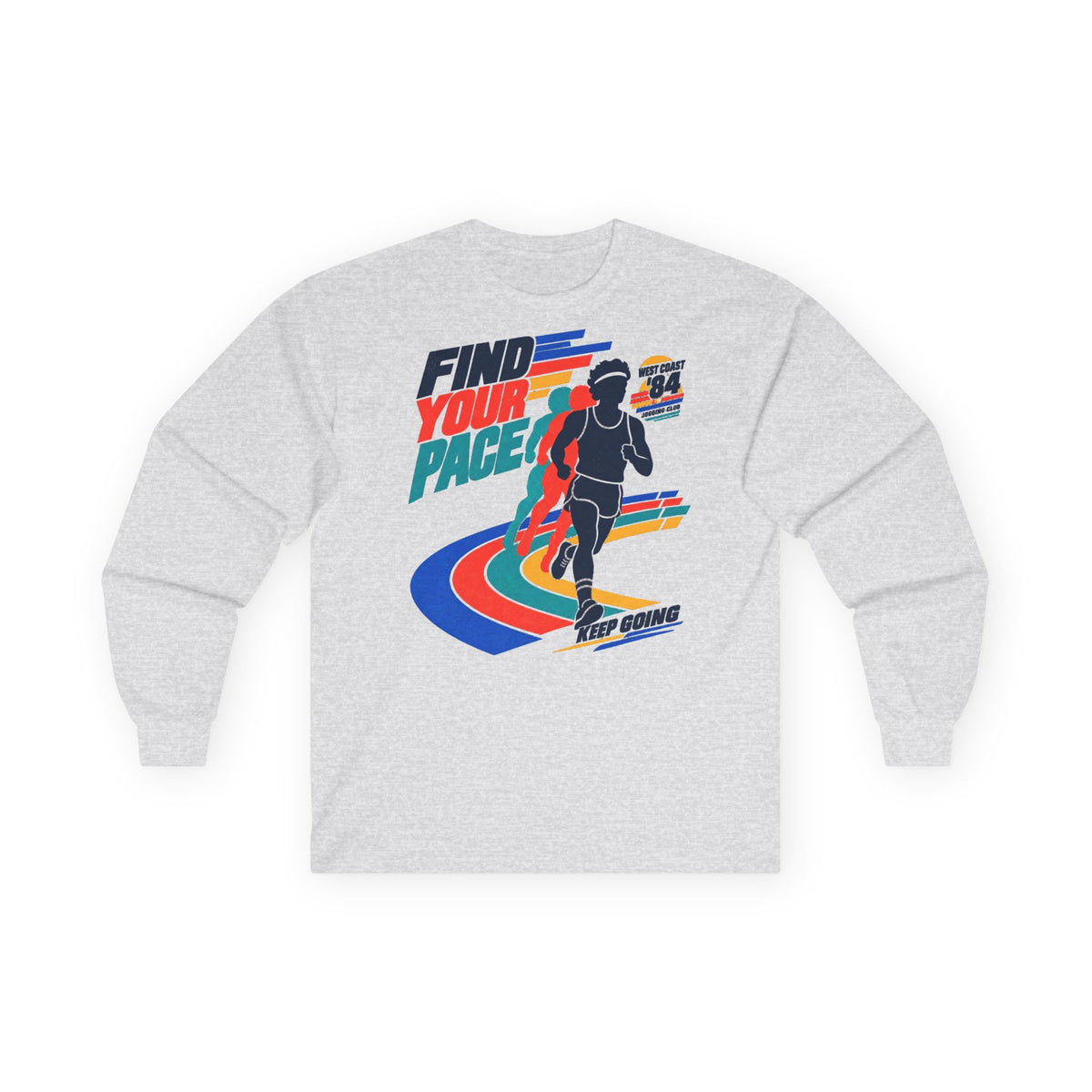 Find Your Pace – Retro Running Long Sleeve