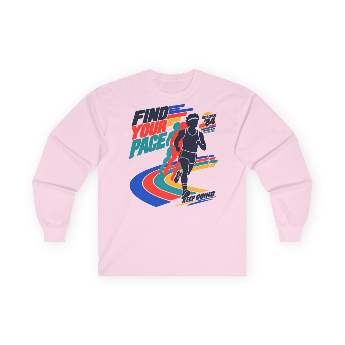 Find Your Pace – Retro Running Long Sleeve