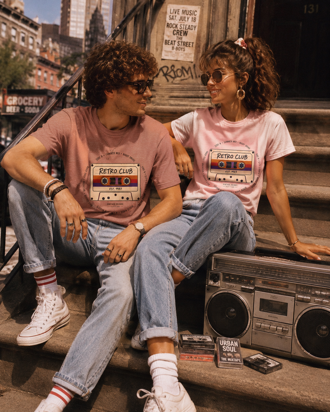 Retro Club Mixtape T-Shirt