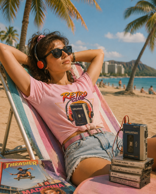 Retro Club Walkman T-Shirt