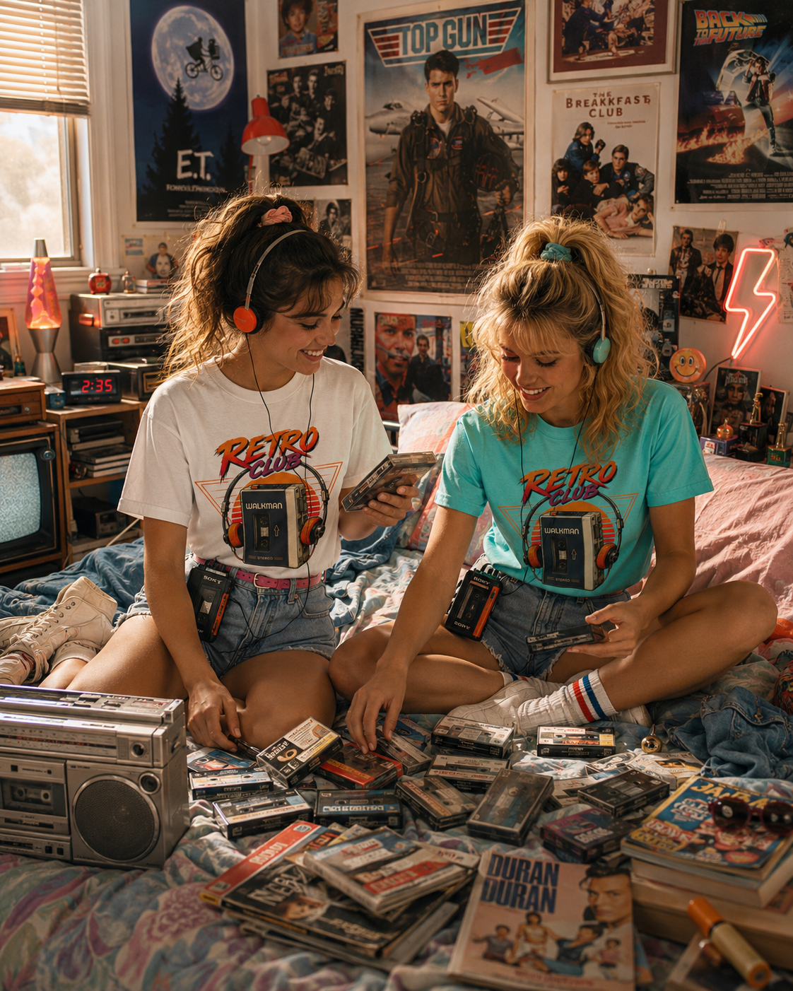 Retro Club Walkman T-Shirt