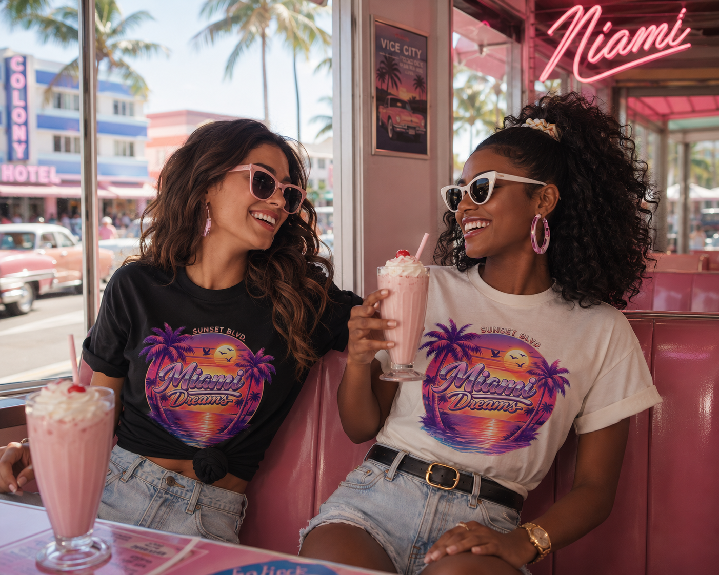 Miami Dreams Sunset Blvd. T-Shirt