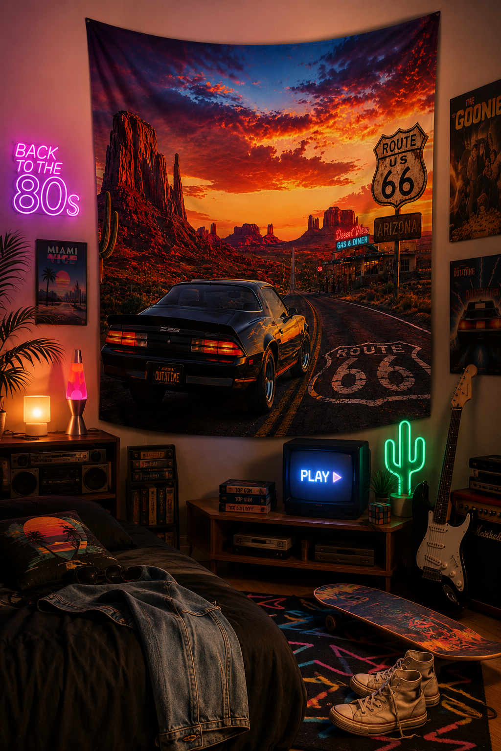 Route 66 Arizona Wall Tapestry