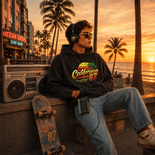 California 87 Vintage Hoodie