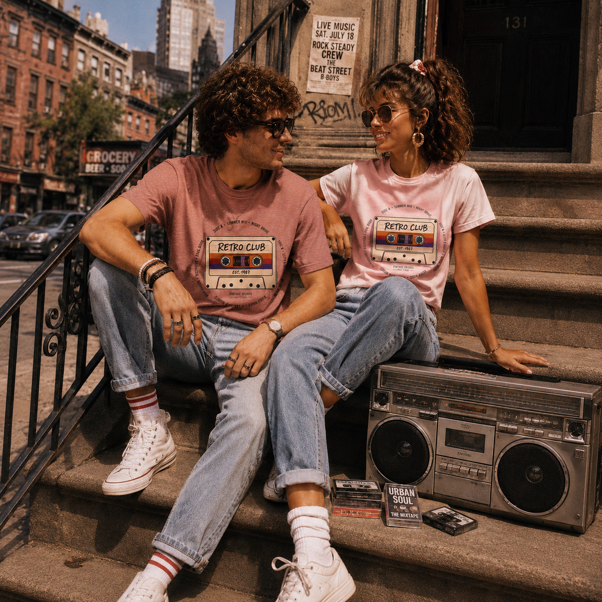 Retro Club Mixtape T-Shirt