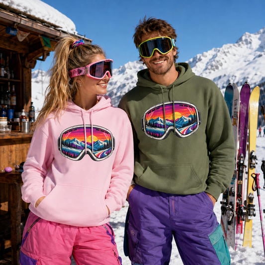 Retro Snow Goggles Hoodie