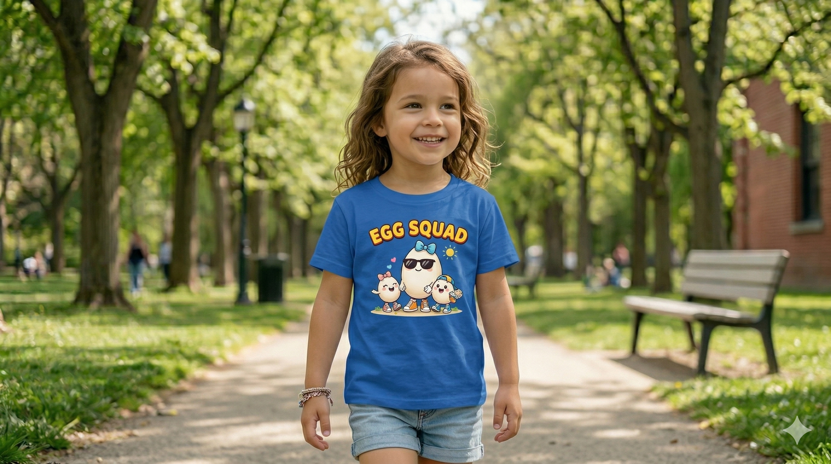 Egg Squad Kids T-Shirt – Cool Easter Egg Shirt for Boys & Girls – Funny Spring Children Tee