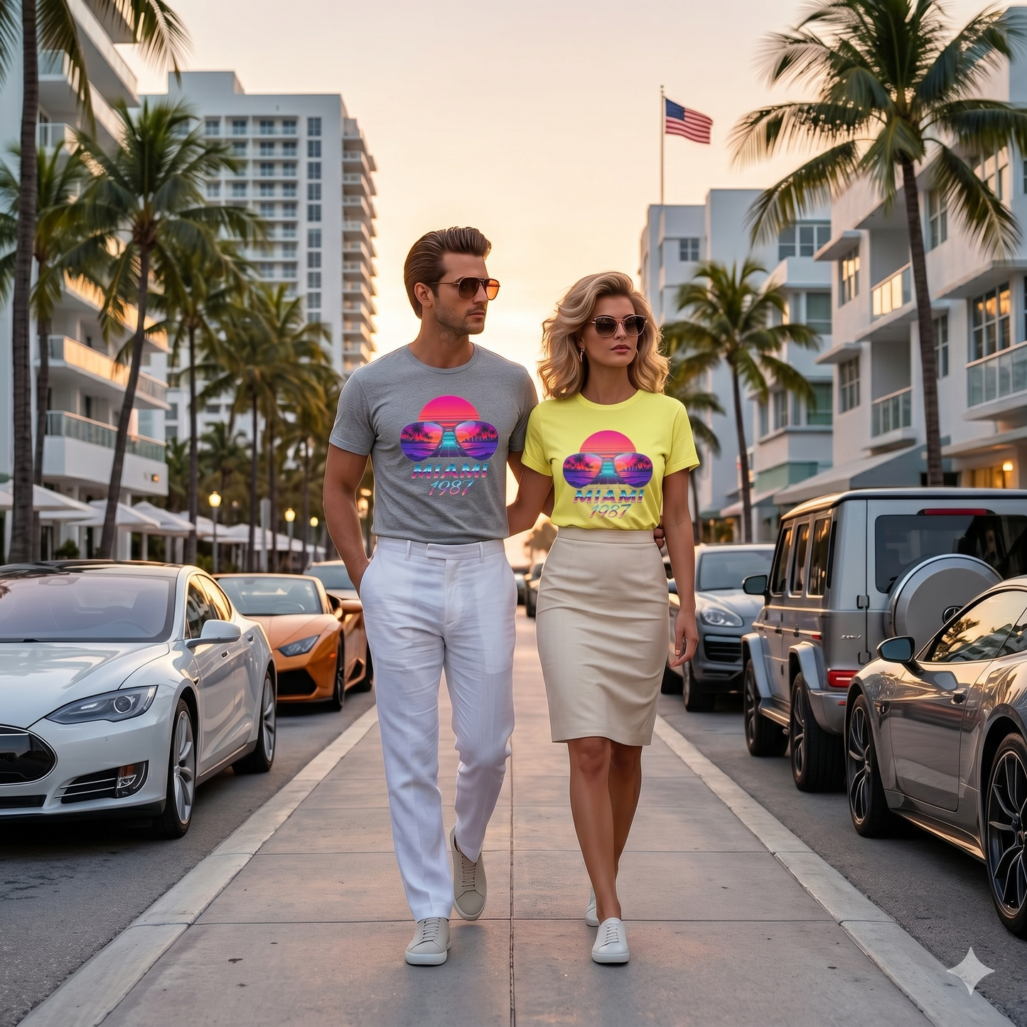 Miami 1987 Retro T-Shirt
